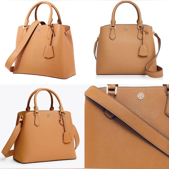 NEW Tory Burch Replacement Brown Leather Bag Purse Strap With Gold Hardware - Picture 3 of 12